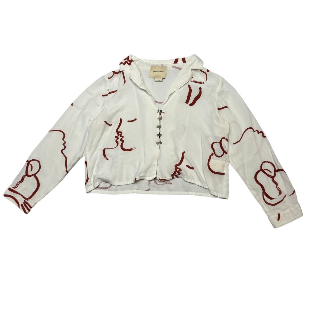 Paloma Wool Catidori Blouse Women's Medium Abrazo Para Siempre Boho Indie Twee